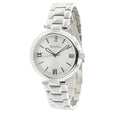 Dimond Silver Watch Dial Stainless Steel - Women's 96P151 Bulova