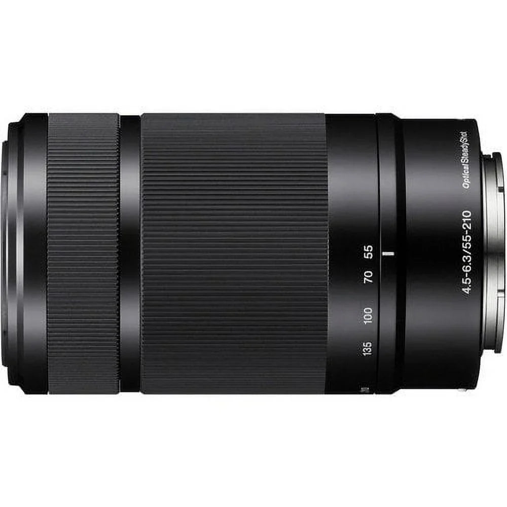 ILCE-7, NEX-3, A5100 NEX-5, 5T, NEX-3N, A5000, for ILCE-7R, + F4.5-6.3 NEX-6, E Lens NEX-C3, NEX E-Mount ILCE-7S, A3000, NEX5R, NEX-5N, Cameras 55-210mm NEXF3, A3500, P NEX-7, A6000, (Black)
