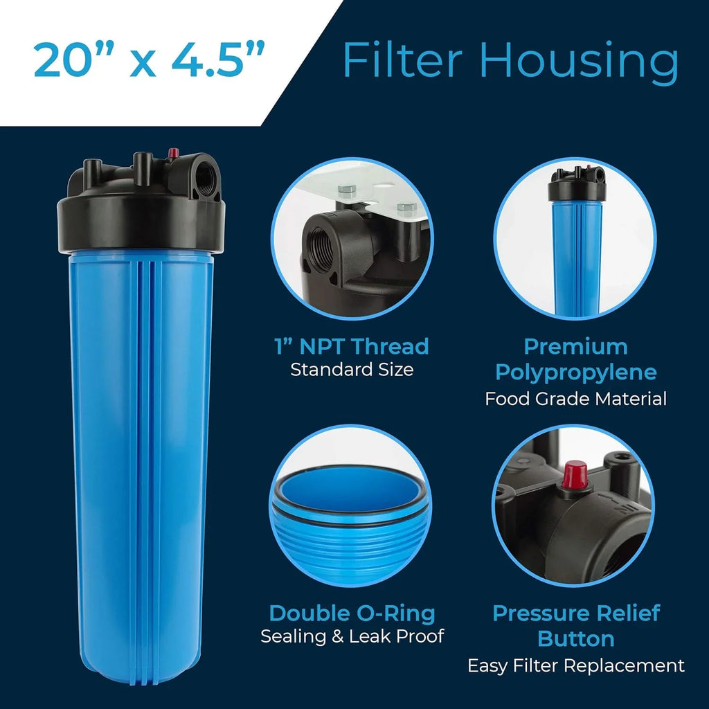 20 Inch 20X4.5/150233 4.5/20" 4) Filter Of liquid / 20 X NPT / BB 1" Housing (Case 150467/150235, /