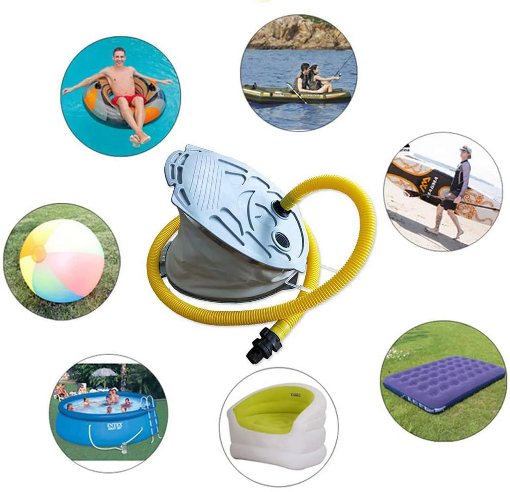 Pump Accessory Air Boat Dinghy Pump,Boat Inflatable Boat Foot Inflatable , Kayak for Pump,Portable Inflatable Rubber Air Fishing