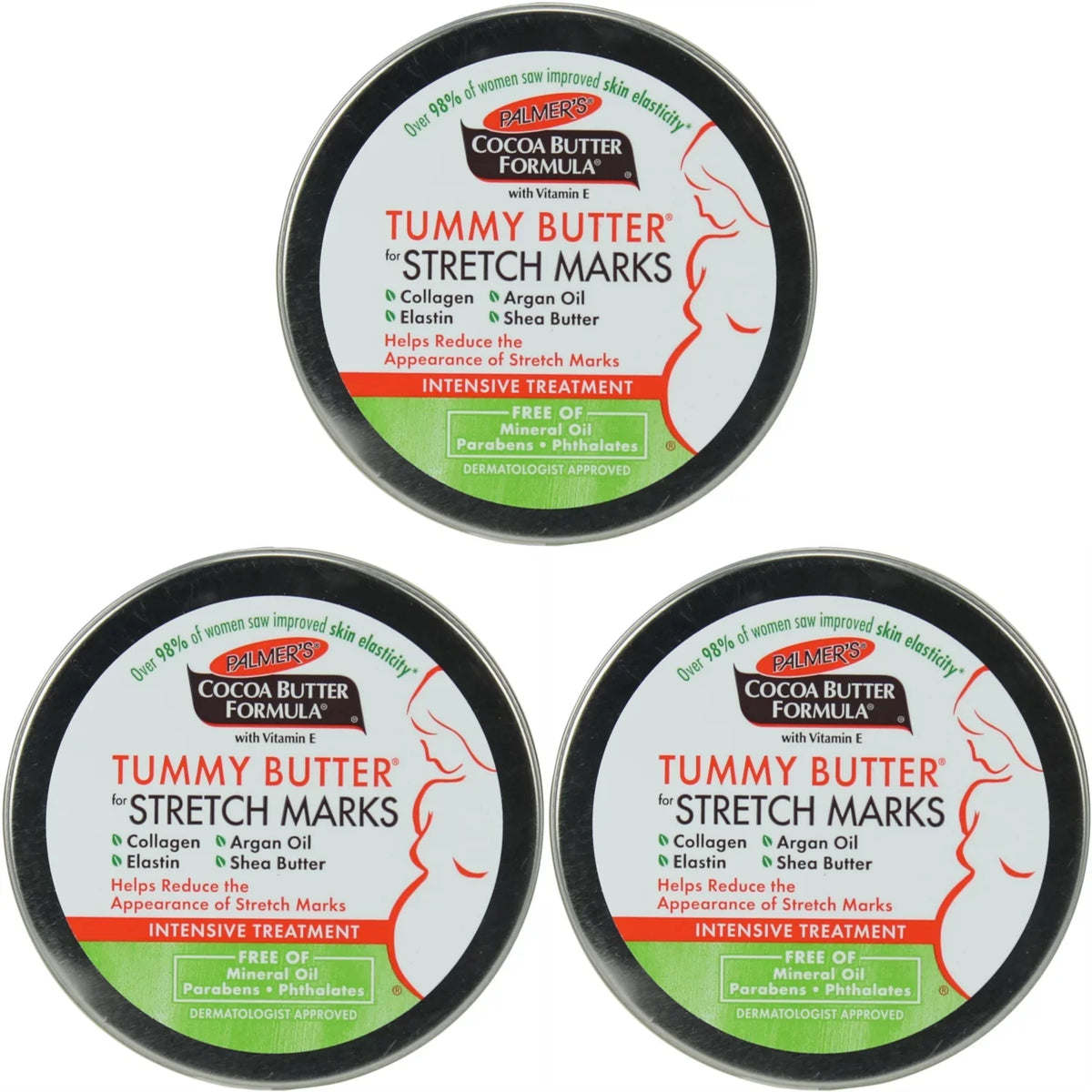 Butter Pack Formula Butter 4.4oz Tummy 3 Palmer's Cocoa Each