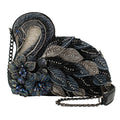 Swanky New Swan Crossbody Swan Frances Mary Handbag Swanky Black