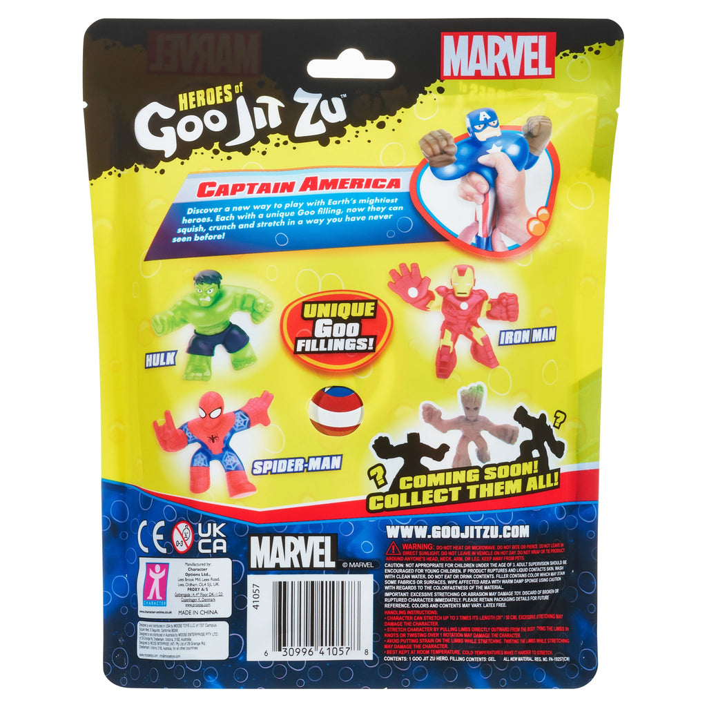 Jit Zu of - Licensed Marvel Heroes Captain Pack America Goo Hero