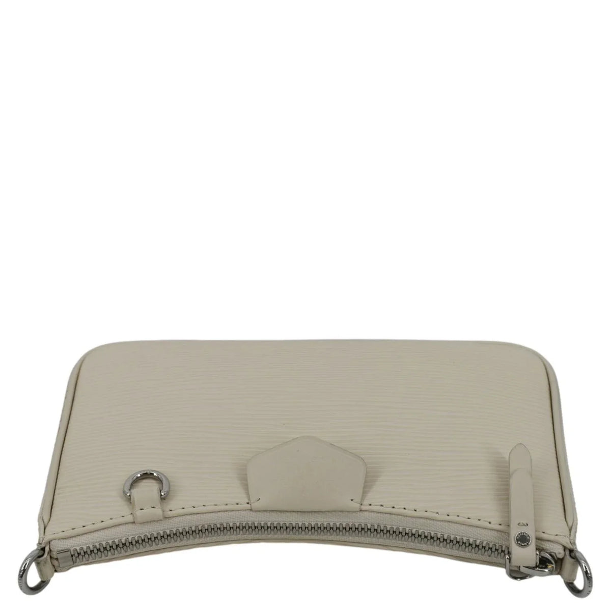 Cream Pouch Strap Leather Epi Easy Shoulder Bag Pre-owned On