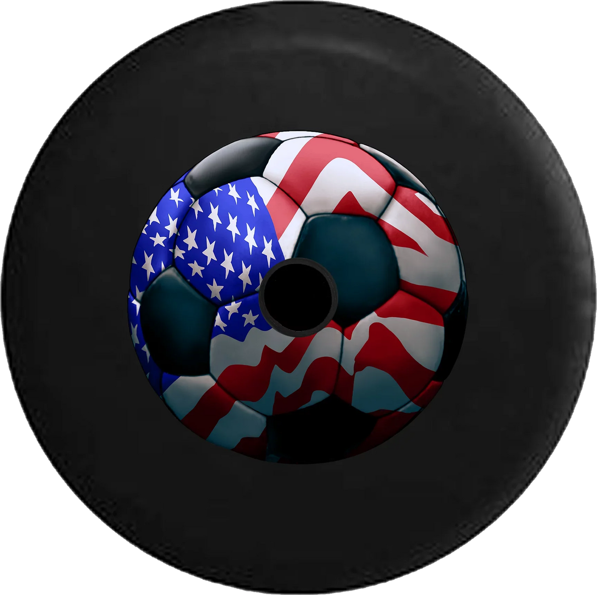 RV Backup 32 Wrangler for American JL 2019 Cover Inch Camera Soccer Futbol Ball Spare Jeep Tire Flag 2018