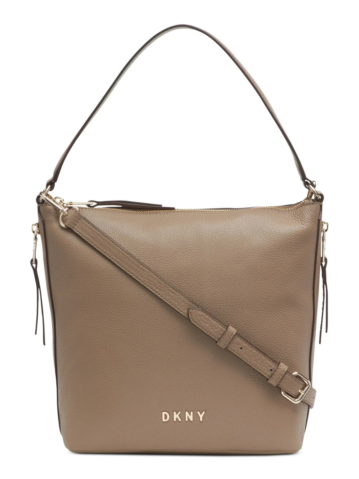 Hobo DKNY Brown Handbag Purse Adjustable Women's Strap Leather