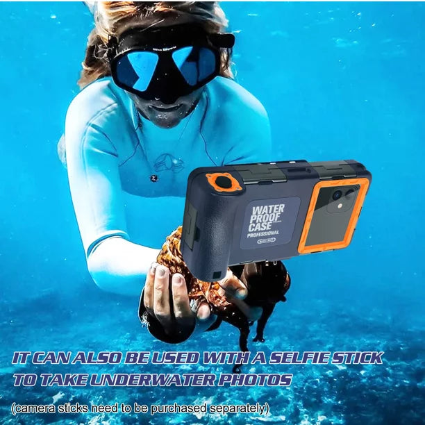 Case Surfing Professional 6.9 UrbanX [15m/50ft] Underwater And Inch for Up Housing Protective Phones Tecno LCD 17 Snorkeling Waterproof all Camon to Photo with Swimming Video Lanyard Diving