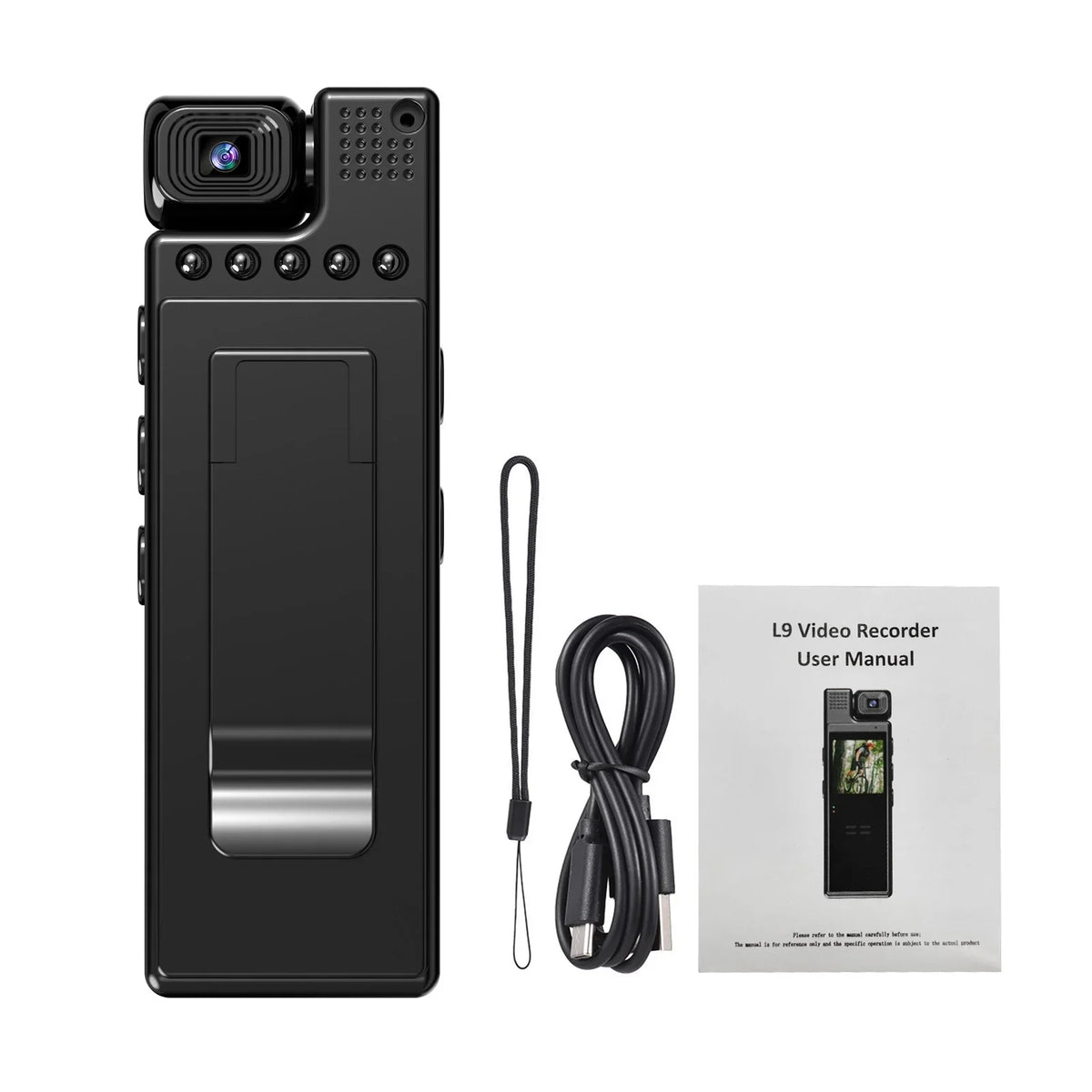 Life, with Vision 180°Lens Document Recording, Rotatable, Camera Day Video and WiFi, Screen, Audio Battery Hour Your 6 Night GoolRC TFT Body 1.3in