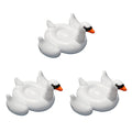 3-Pack 3 | Swimline Giant 75-Inch Inflatable Floats Ride-On x 90621 Swan