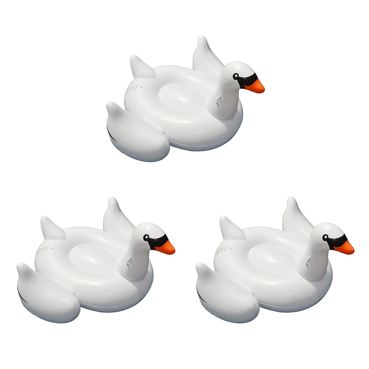 3-Pack 3 | Swimline Giant 75-Inch Inflatable Floats Ride-On x 90621 Swan
