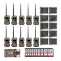 Cuddelink Wireless Bank Cuddeback Super Solar with (10-Pack) IR Camera Power