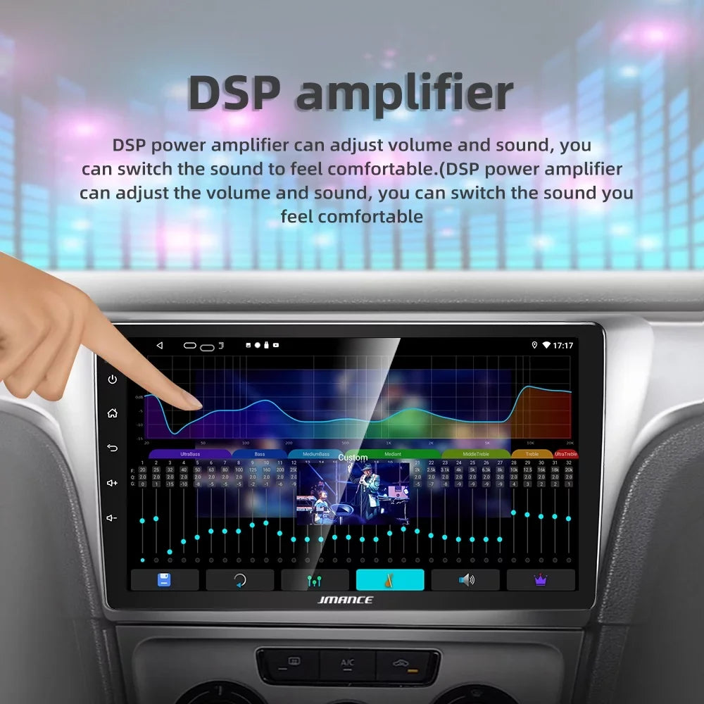 Screen Wireless Car Android Support Stereo 10 JMANCE 9" for Touch Radio Auto CarPlay 2011-2014 Andriod Sienna