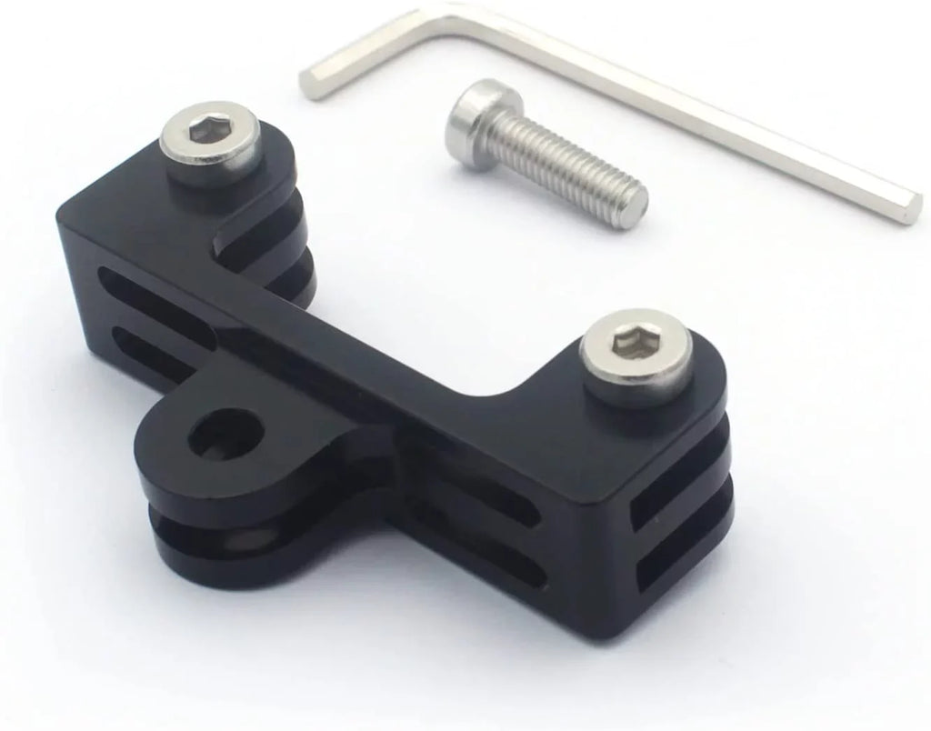 Aluminum Adapter Mount Black,Hero Osmo GoPro Twin 3+,DJI Action,AKASO/Campark/YI Hero 10/9/8/7/(2018)/6/5/4 for Dual