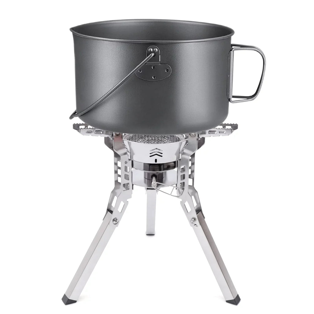 for Hiking Piezo Stove Ignition exterior Small with Camping Barbecue Portable Travel Backpack Burner Stoves Cooking Miumaeov Camping