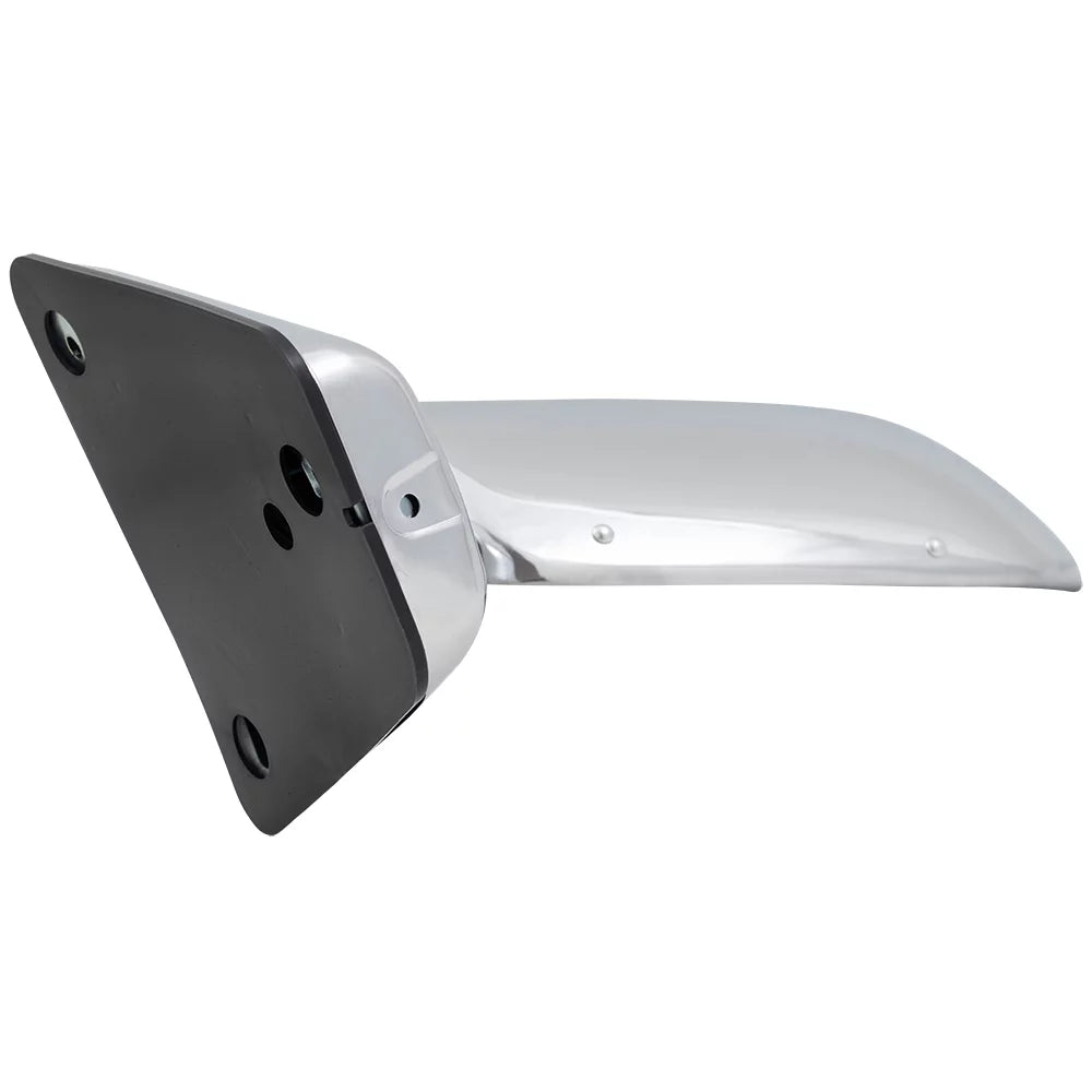 Truck 996220 Pickup Manual Mount Steel Low SUV Side Brock Mirror C/K/R/V Door Stainless 1973-1991 with Compatible Replacement