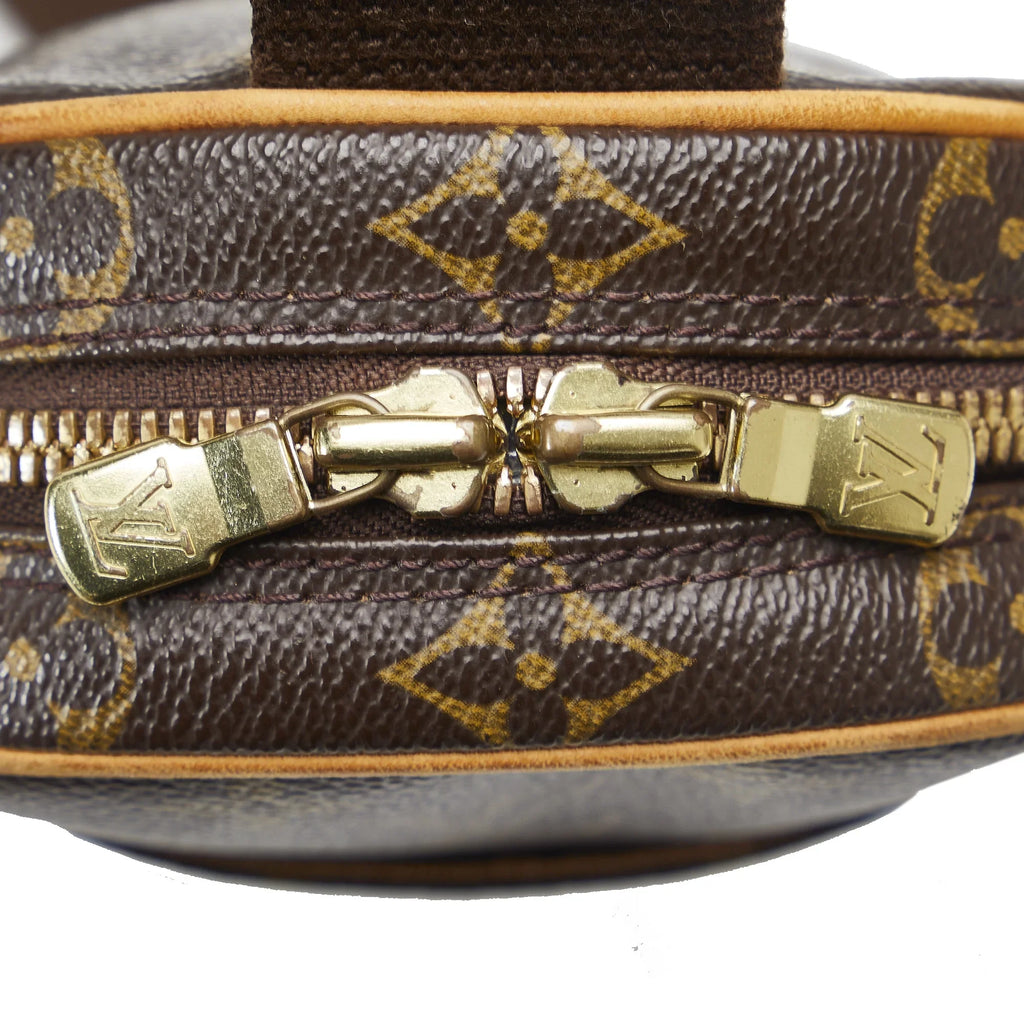 Pochette Crossbody Pre-Owned Bag Brown (Good) Authenticated Unisex Gange Monogram Canvas