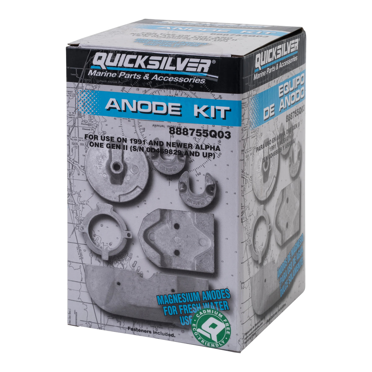 Kit Quicksilver Magnesium 888755Q03 Anode