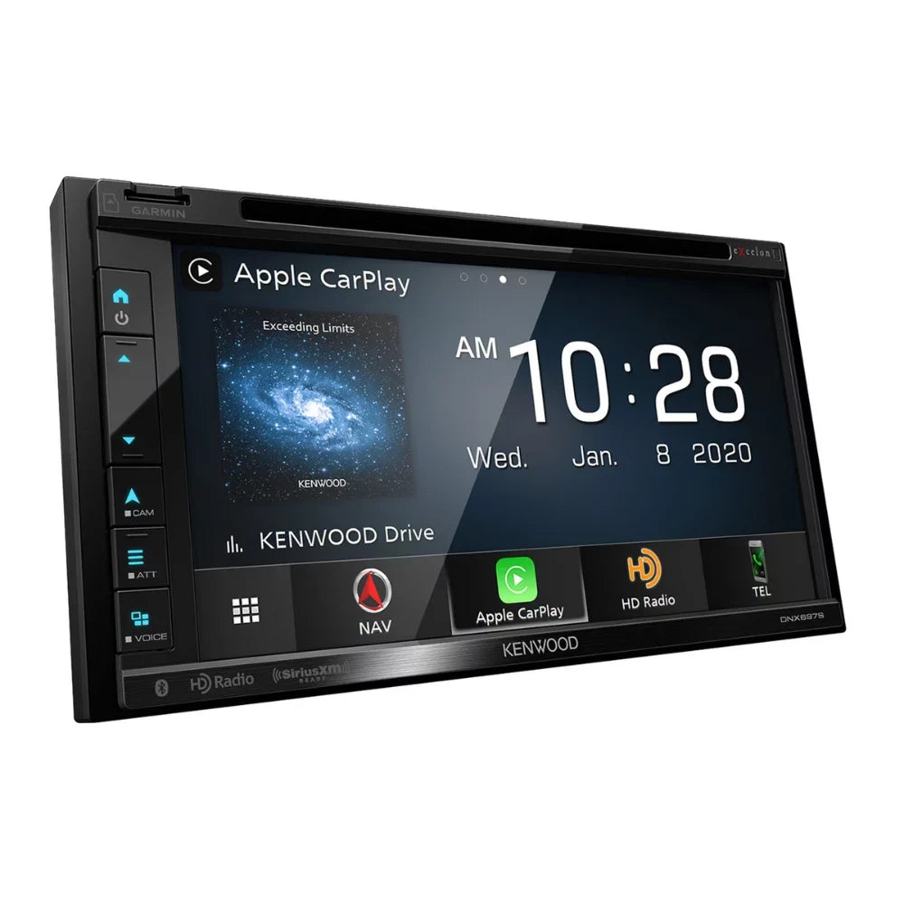 DRV-N520 Camera 6.8" Kenwood Full Navigation DNX697S Dashboard HD & Receiver DVD New