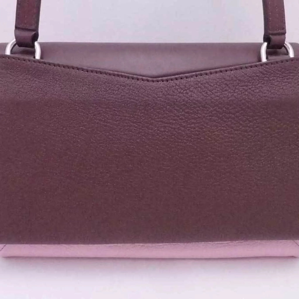 White (Good) GIVENCHY Givenchy Bordeaux x Duet Leather Women's Crossbody Shoulder Pre-Owned Pink Bag
