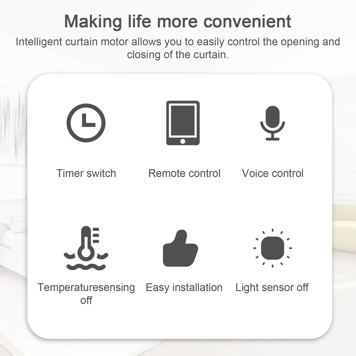 Remote Roman with Compatible for WiFi Intelligent Opener Htovila Sensing Gateways & Robot Curtain Control with APP Electric Home Rod No Timer Wiring Setup Motor Support Curtain Automatic