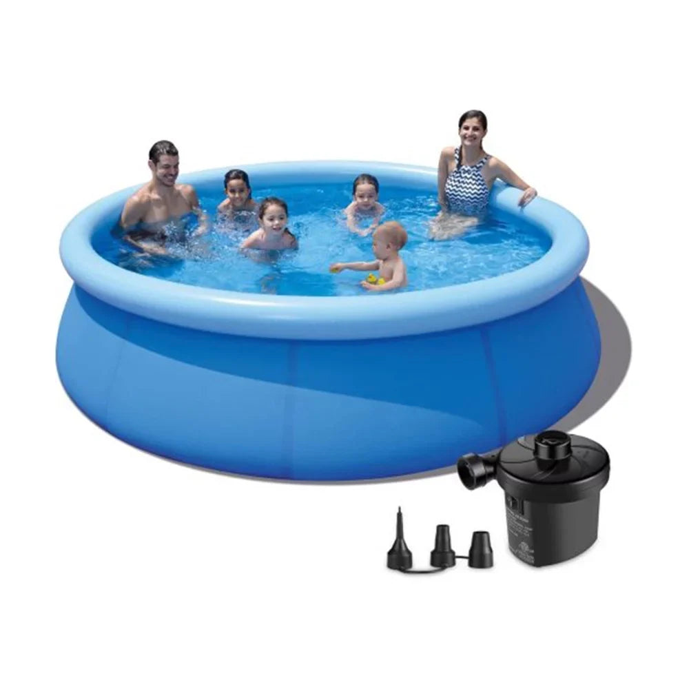 12ft Ground Swimming Included Pump 30in Inflatable X Above Pool
