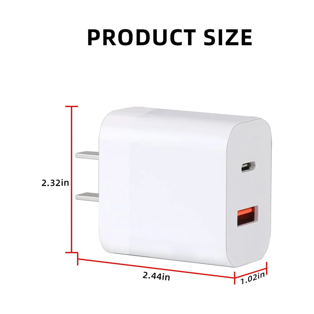 DJI with USB 3 30W Parts Charger Type-C Mini for Cable Charging Dual-Port 2/Mini Charging Pro