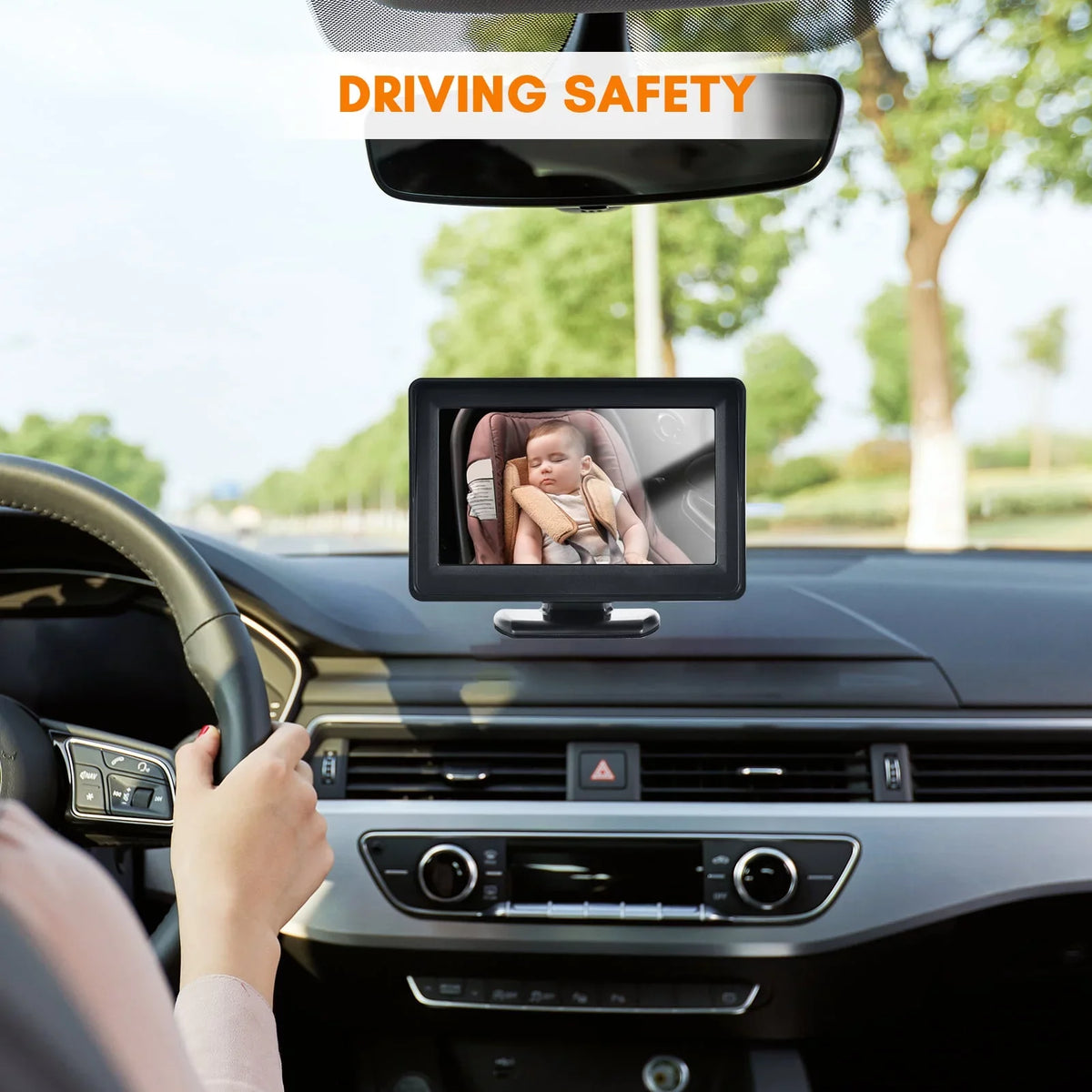 Monitor Easy Car Car Baby 150° 1080P Pristin Mirror Baby Baby Car Mirror Invigilator,Inch Vision View View Monitor Seat car Mirror Baby Wide Car Car Seat Rear Baby Seat Monitor Camera Camera Baby