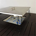 Pit in Heat Fire Stainless Steel Deflector