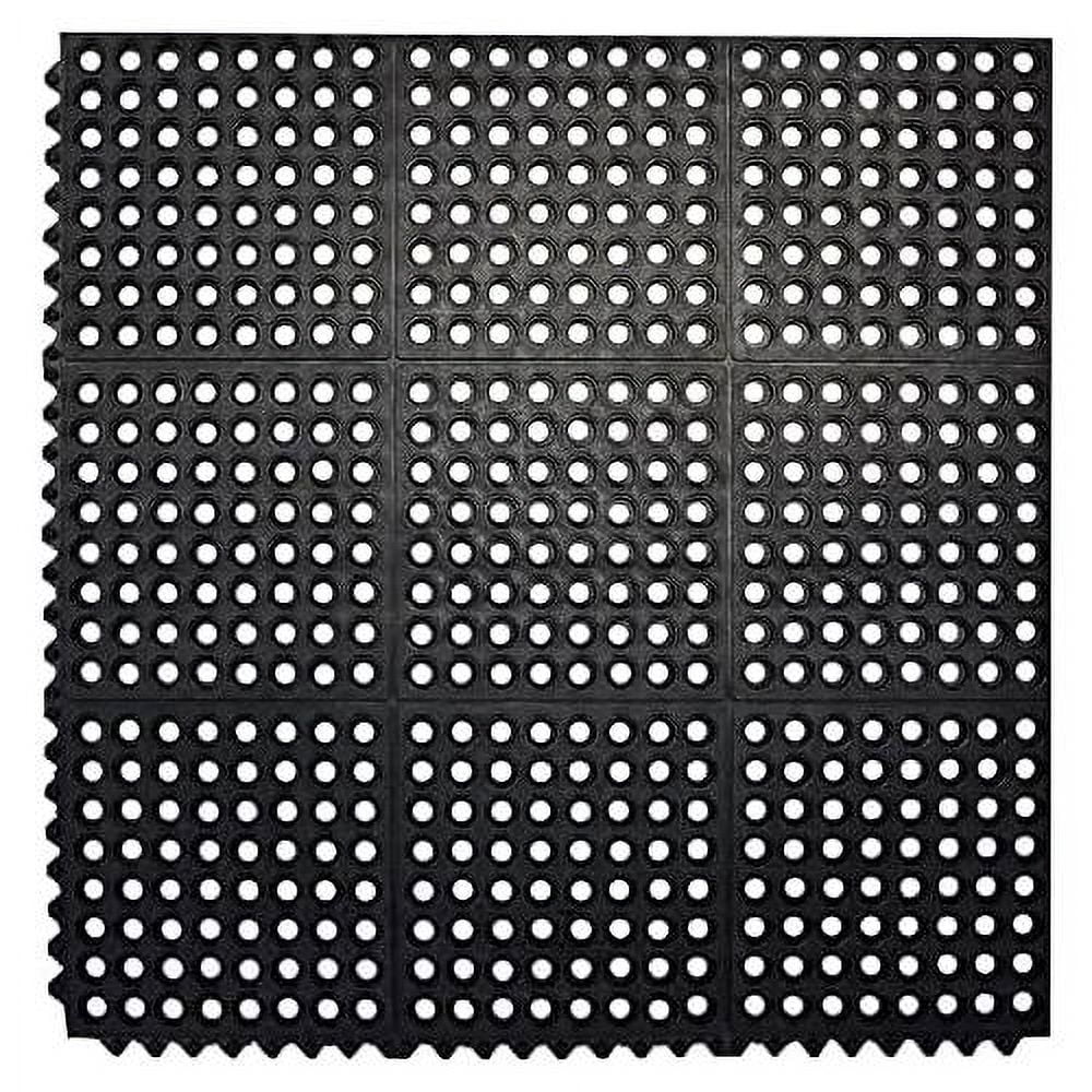 Interlocking Kitchen Door Garage Inch Shower Bar Restaurant Anti exterior X For Indoor Non-Slip Flooring Rubber Pool 36 Drainage, 36 Fatigue Floor Floor Mat Mat Durable