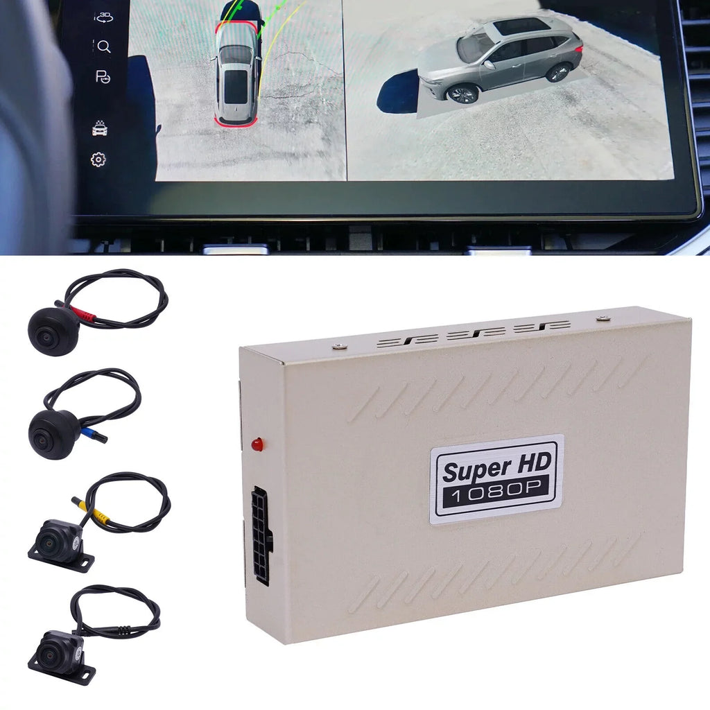 View Cam Dash for View Degree Surround 4-Camera Kit 360 System Rear 1080P Recording Bird Cars DVR Miumaeov Car