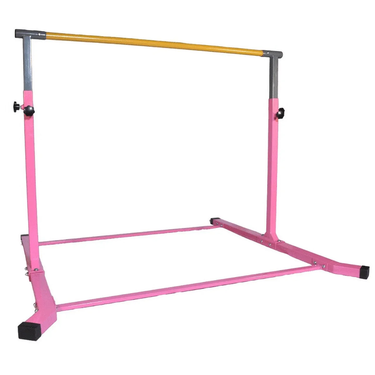 5-Star Heavy-Duty, Kids Gym Equipment 3-5FT, Training, TD Legs, Curved Adjustable Bar, Kip Pink Junior Home Gymnastic