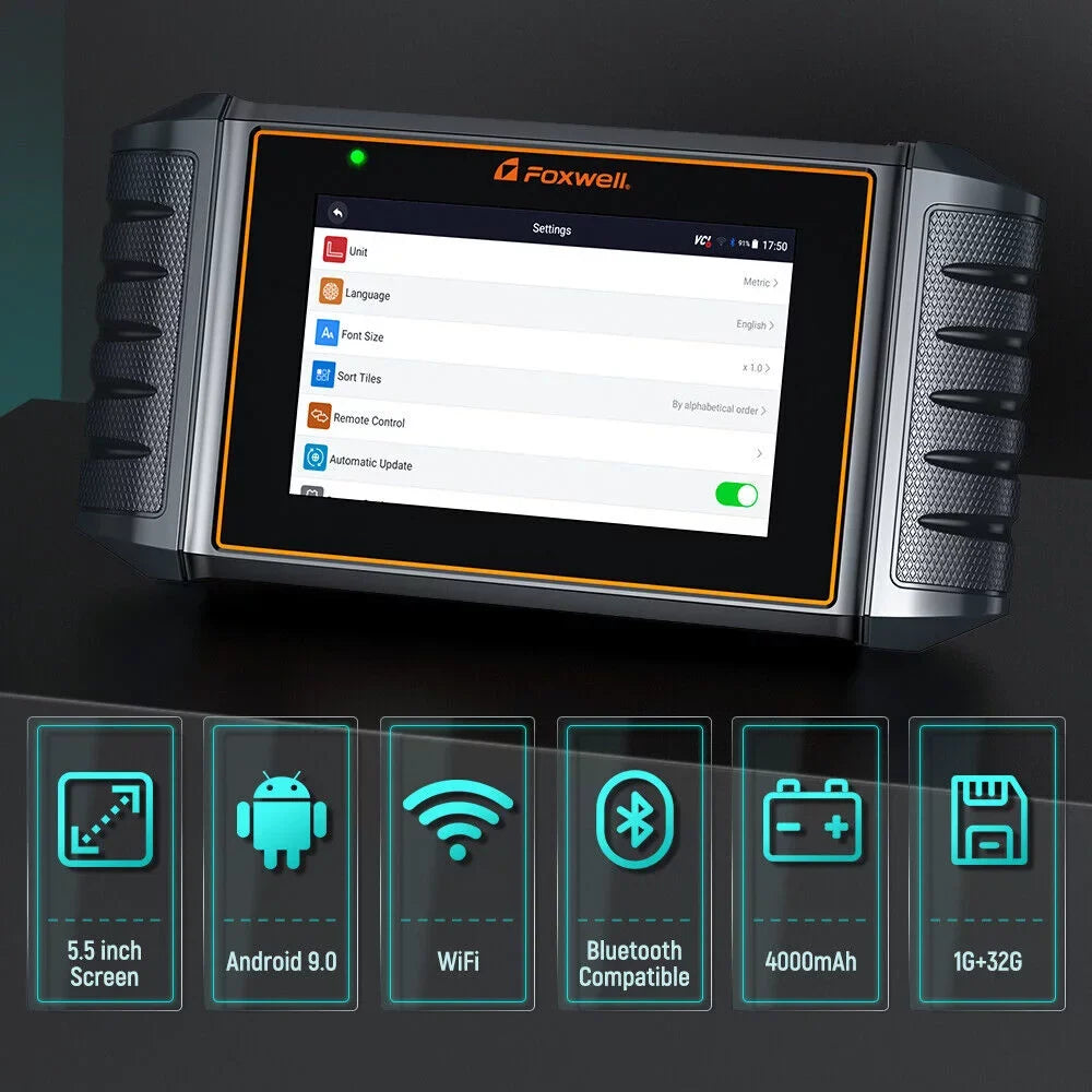 Scanner TPMS fit OBD2 Reset Scan Diagnostic Reader Coding Code FOXWELL Relearn for Tool NT710 Bi-directional
