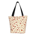 Women'S Tote Red Shopping Capacity Bag,Shoulder Hobos Bag Bag Large Handbags Wine Lukts