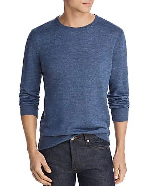 BLUE Crewneck US Small Sweater, Melange Bloomingdale's MEDIUM