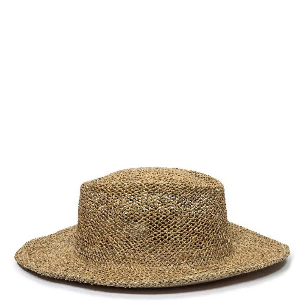 Hat-Natural Cap exterior Straw STW-100 Gambler