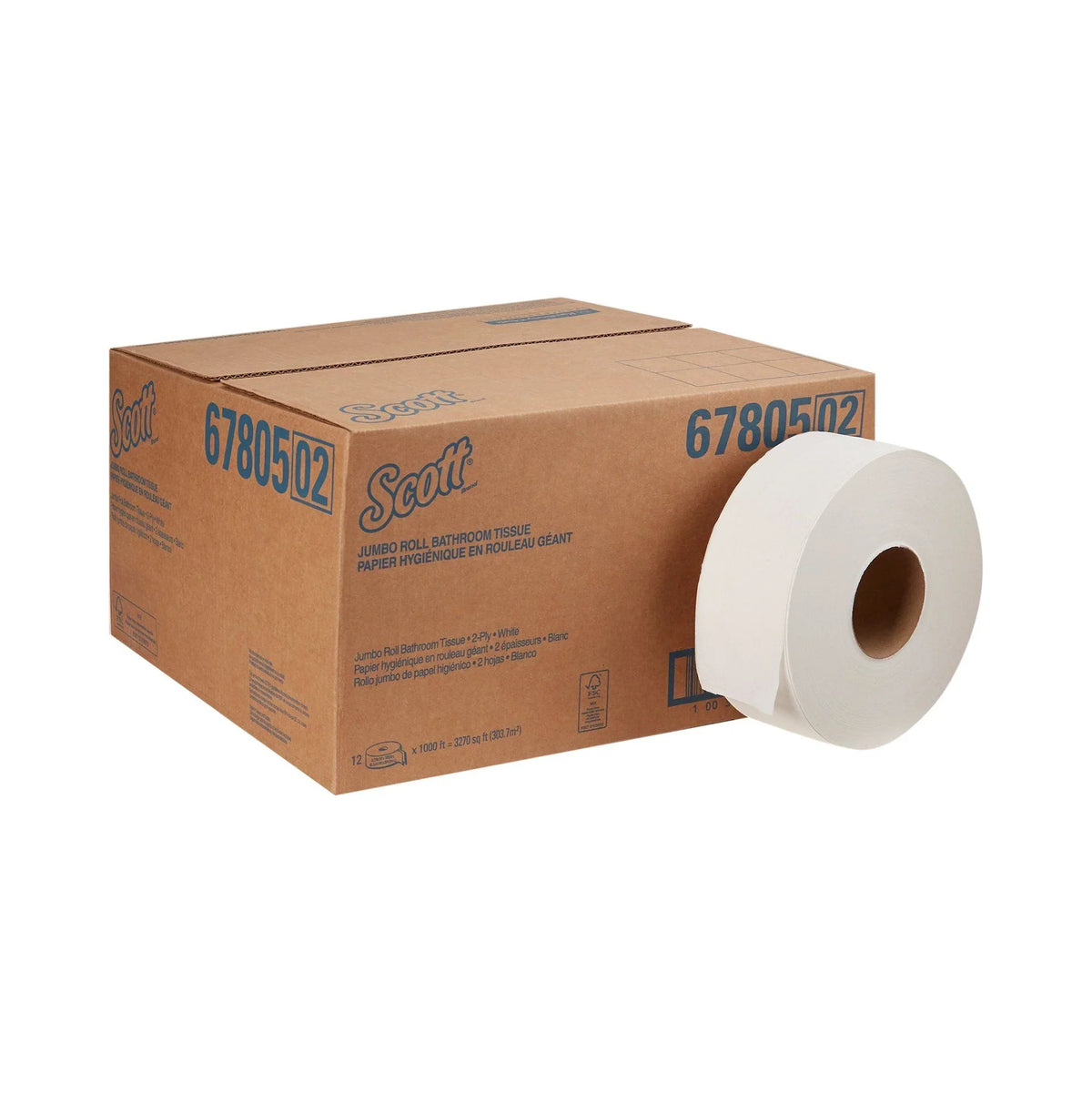 Essential Paper Roll Scott Toilet (CS/12) Jumbo