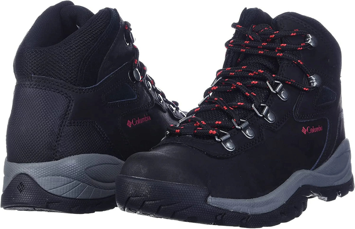 Wide Newton Womens Black/Poppy Red 10 Columbia Plus Boot Ridge