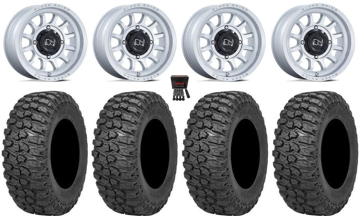 XP Saw 1000 Black 30" / Ranger Polaris 2.0 Rapid Rhino Trail Tires PRO 900/1000 XP / XP RZR Si 14" Wheels