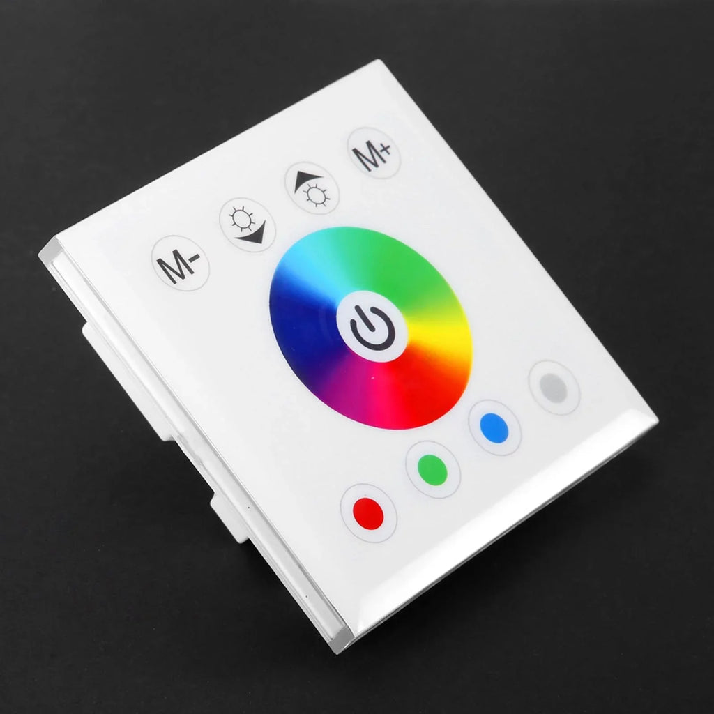 Switch LED Panel LED Colorful Jadeshay Wall Controller Touch RGBW for Dimmer Panel Mounted Light(white) Strip Controller