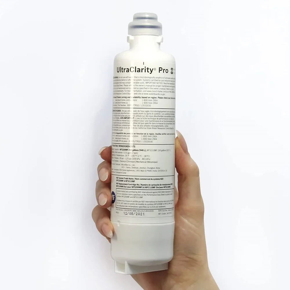Refrigerator Ultra 1 Clarity Pcs Bosch liquid Filter,High BORPLFTR50 Pro compatibility
