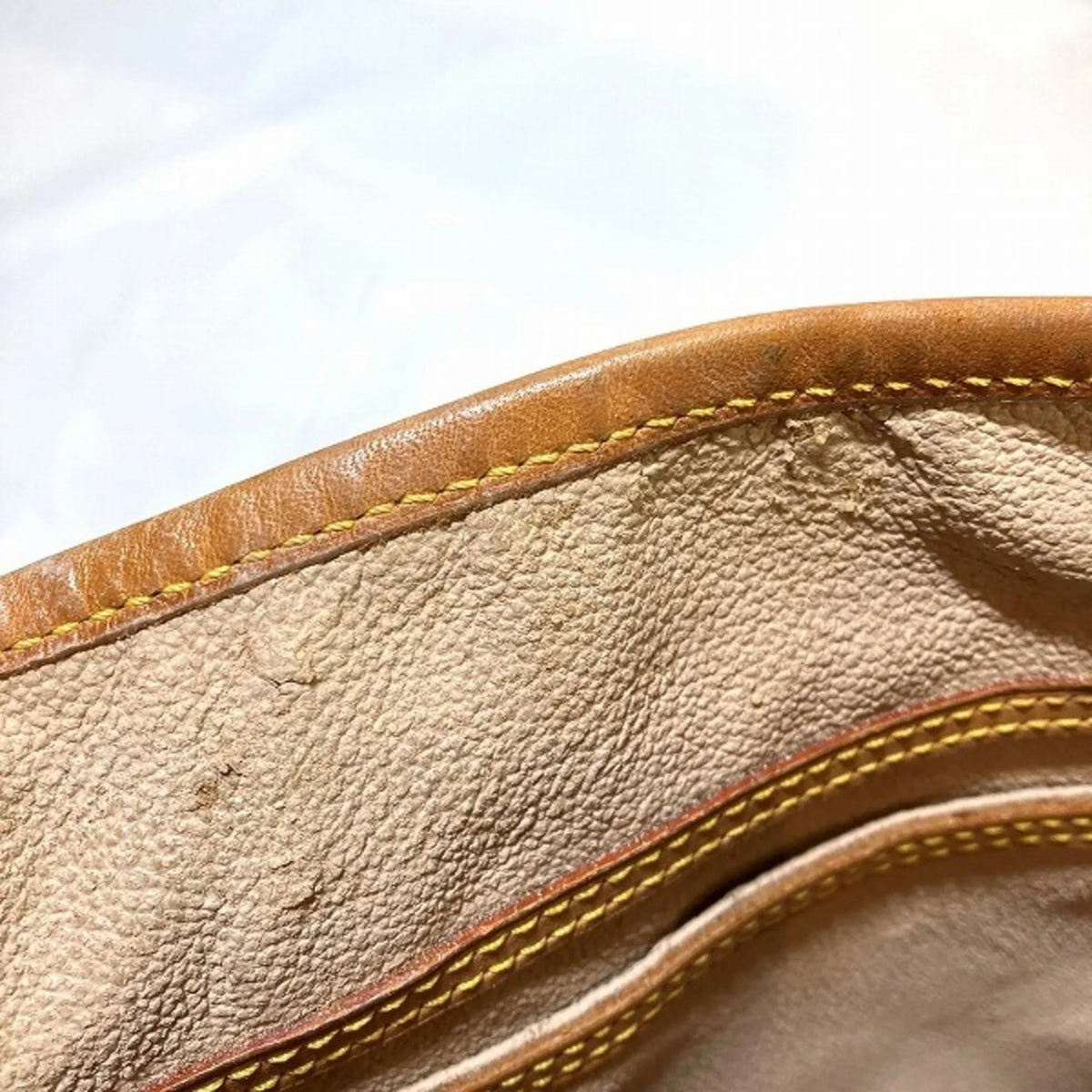 Tote with Bag PM Petit Shoulder Pre-Owned M42238 Baguette Ladies Monogram (Fair) Pouch