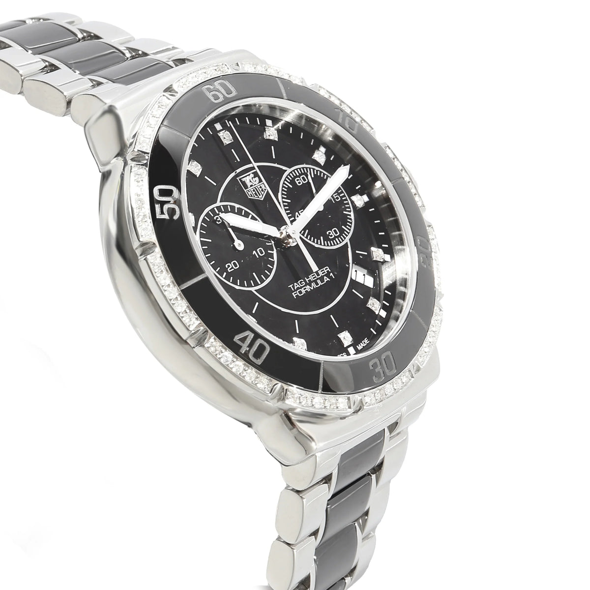 1 Watch Unisex Steel/Ceramic in Tag Heuer Pre-Owned Stainless Formula CAH1212.BA0862