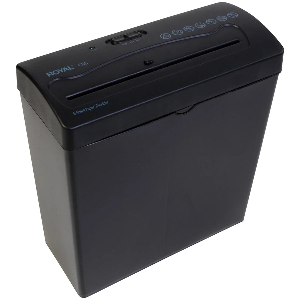 CX6 Paper Royal Crosscut Shredder 6-Sheet