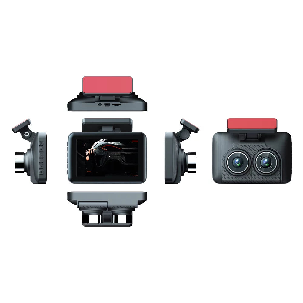 Safety Car Auto 4in Driving Wide Recorder Mirror Camcorder Car Recording Recorder Dash Cameras Angle Rearview moobody Cam 3 Car Video Clear Camera