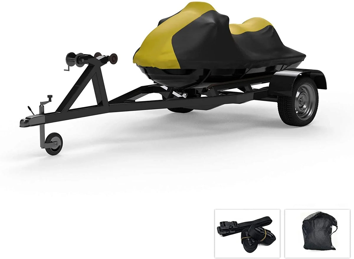 for Bag - Rain, Yamaha Weatherproof Yellow/Black Storage Trailerable and More! Jet EXR Color Covers climate Sun, and 2020 Straps Rays, Protects - - UV Includes - from Ski Trailer All
