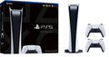 Digital with PS5 New Controllers Console Version - White 5 2023 Wireless 2 PlayStation