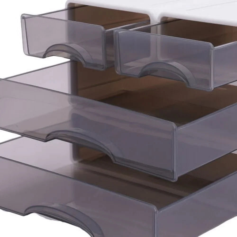 Desk Stackable 4*Drawer With Large Box Storage Neat Container Organizer Storage