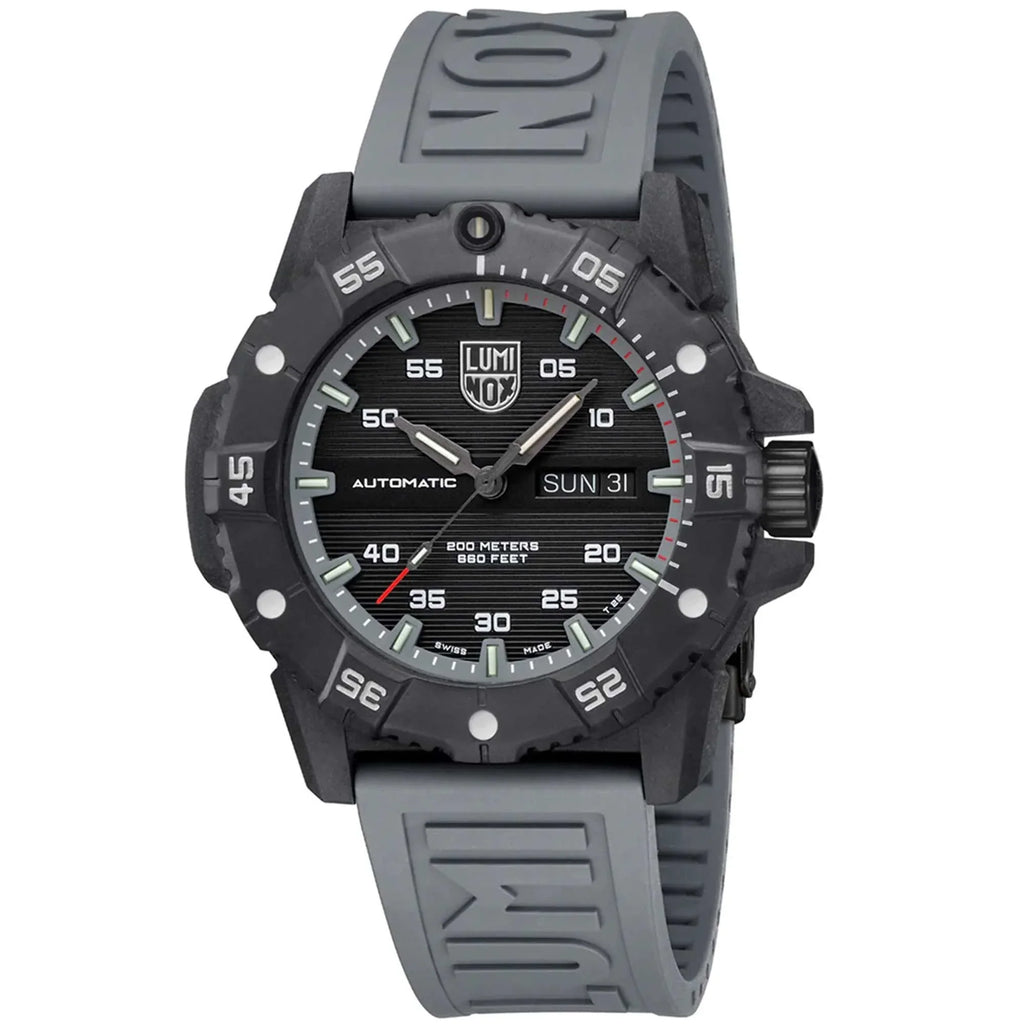 Luminox Grey XS.3862 Carbon Men's Strap Watch Master Seal Rubber