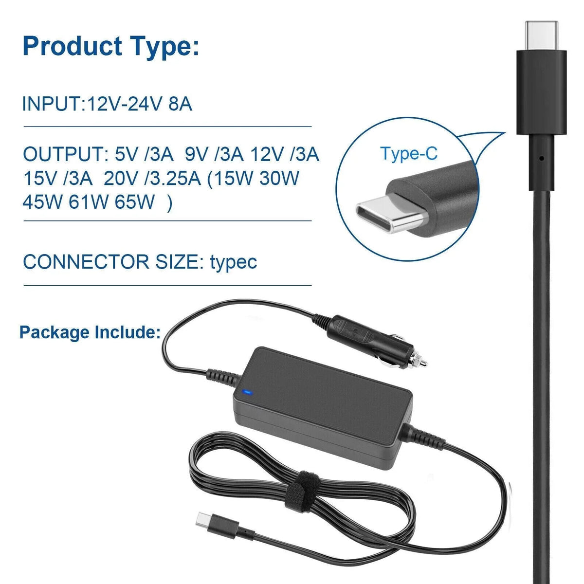 Mobile Car PC POWER USB-C Wolf 14 65W inch G10 HP Charger AMSK for Firefly ZBook Workstation