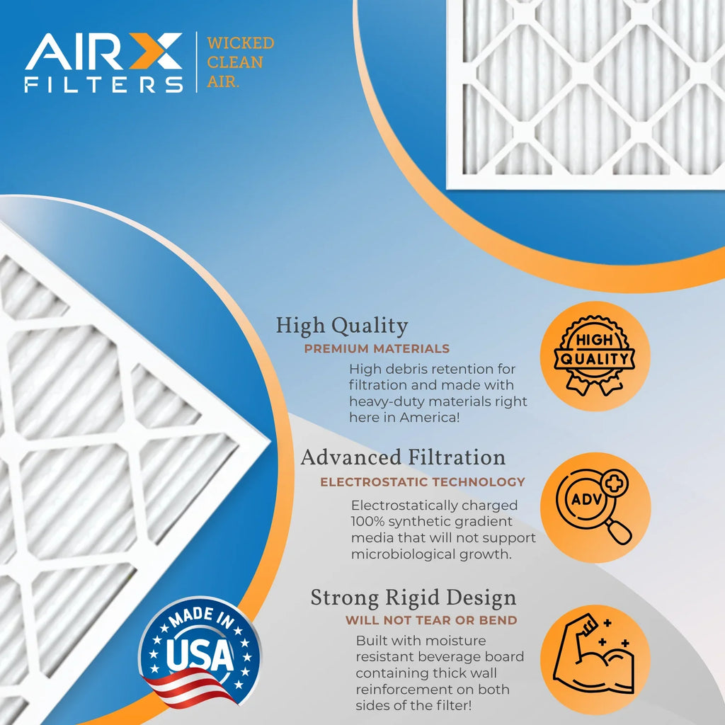 in Filters to AIR. 5 Comparable Filter Made 8 & AIRX 12 FPR USA of Air Rating, 24x30x1 MPR by MERV 700 FILTERS CLEAN Pack Furnace - WICKED